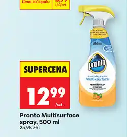 Biedronka Pronto Multisurface spray oferta