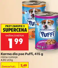 Biedronka Karma dla psa Puffi oferta