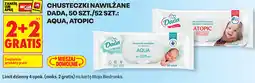 Biedronka CHUSTECZKI NAWILŻANE DADA, 50 SZT./52 SZT.: AQUA, ATOPIC oferta