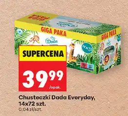 Biedronka Chusteczki Dada Everyday, 14x72 szt oferta