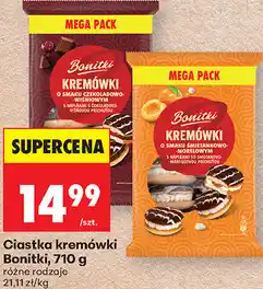 Biedronka Ciastka kremówki Bonitki oferta