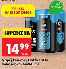 Biedronka Napój kawowy Caffe Latte kokosanka oferta