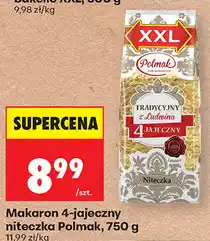 Biedronka Makaron 4-jajeczny niteczka Polmak oferta