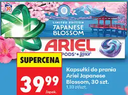 Biedronka Kapsułki do prania Ariel Japanese Blossom, 30 szt oferta