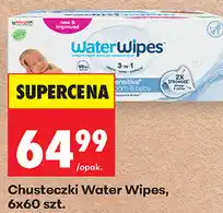 Biedronka Chusteczki Water Wipes, 6x60 szt oferta