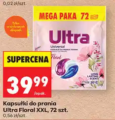 Biedronka Kapsułki do prania Ultra Floral XXL, 72 szt oferta