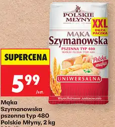 Biedronka Mąka Szymanowska pszenna typ 480 Polskie Młyny oferta