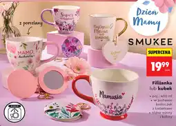 Biedronka Filiżanka lub kubek SMUKEE oferta