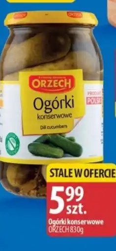 Delisso Delikatesy Orzech Ogórki konserwowe oferta