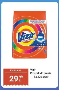Biedronka Proszek do prania Vizir do kolorów 20 prań oferta