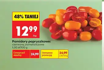 Biedronka Pomidory papryczkowe czerwone oferta