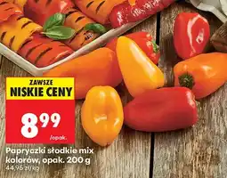 Biedronka Papryczki słodkie mix kolorów oferta
