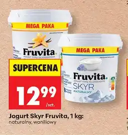 Biedronka Jogurt Skyr Fruvita naturalny oferta