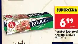 Biedronka Pasztet królewski Krakus 3-pak oferta