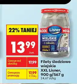 Biedronka Filety śledziowe wiejskie XXL Lisner oferta