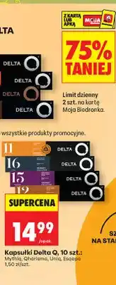 Biedronka Kapsułki Delta Q Esqape oferta