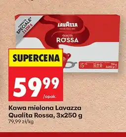 Biedronka Kawa mielona Lavazza Qualita Rossa 3-pak oferta