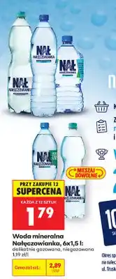 Biedronka Woda mineralna Nałęczowianka niegazowana oferta