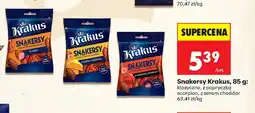 Biedronka Snakersy z serem cheddar Krakus oferta