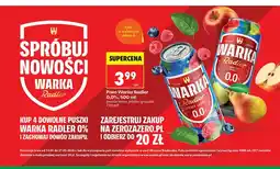 Biedronka Piwo bezalkoholowe Warka Radler jabłko-gruszka oferta