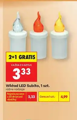 Biedronka Wkład LED Subito oferta