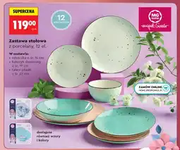 Biedronka Zastawa stołowa z porcelany MG Home 12 el oferta