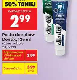 Biedronka Pasta do zębów Dentix oferta