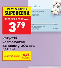Biedronka Patyczki kosmetyczne Be Beauty oferta