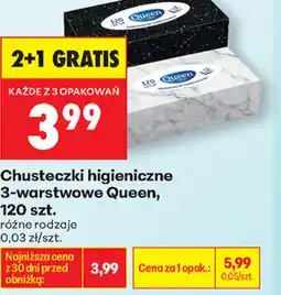 Biedronka Chusteczki higieniczne Queen oferta