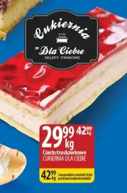 Delisso Delikatesy Cukiernia Dla Ciebie Ciasto truskawkowe oferta
