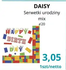 Triomen Daisy Serwetki urodziny oferta
