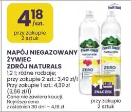 Stokrotka Market Napój Niegazowany Żywiec Zdrój Naturals oferta