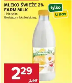 Stokrotka Market MLEKO ŚWIEŻE 2% FARM MILK oferta