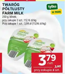 Stokrotka Market Twaróg półtłusty Farm Milk oferta