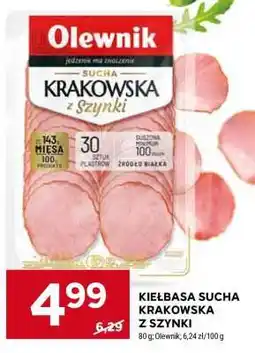 Stokrotka Market Kiełbasa sucha krakowska z szynki oferta