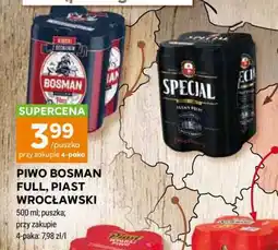 Stokrotka Market Piwo Bosman Full, Piast Wrocławski oferta