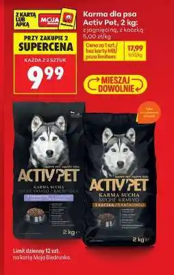Biedronka Karma dla psa Activ Pet, 2 kg oferta