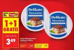 Biedronka Serek Mascarpone Delikate 250 g oferta