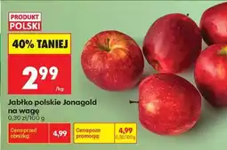Biedronka Jabłko polskie Jonagold na wagę oferta