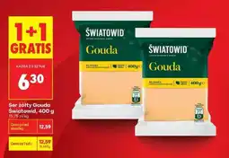 Biedronka Ser żółty Gouda Światowid, 400 g oferta