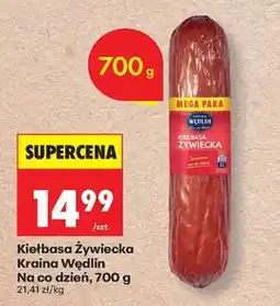 Biedronka Kiełbasa żywiecka Kraina Wędlin Na co dzień, 700 g oferta