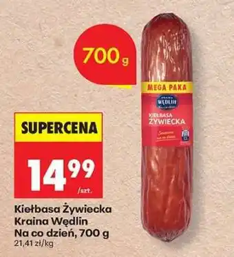 Biedronka Kiełbasa żywiecka Kraina Wędlin Na co dzień, 700 g oferta