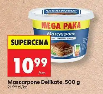 Biedronka Mascarpone Delikate, 500 g oferta
