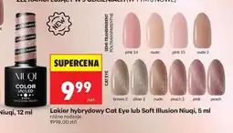 Biedronka Lakier hybrydowy Cat Eye lub Soft Illusion Niuqi, 5 ml oferta
