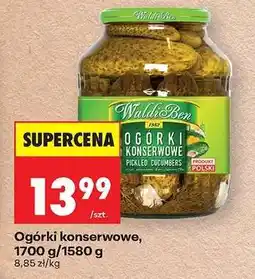 Biedronka Ogórki konserwowe oferta