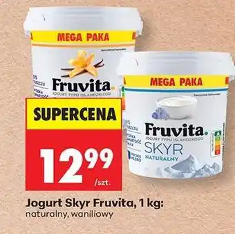 Biedronka Jogurt Skyr Fruvita, 1 kg oferta