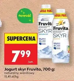 Biedronka Jogurt skyr Fruvita, 700 g oferta