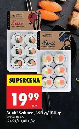Biedronka Sushi Sakura, 160 g/180 g oferta