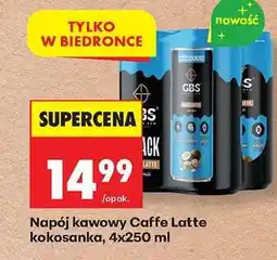 Biedronka Napój kawowy Caffe Latte kokosanka, 4x250 ml oferta