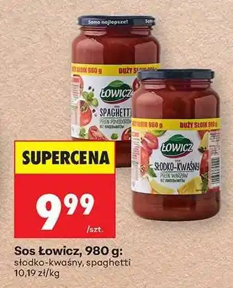 Biedronka Sos Łowicz, 980 g oferta